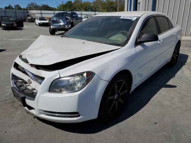 1G1ZG57B19F112526 - 2009 CHEVROLET MALIBU LS WHITE photo 2