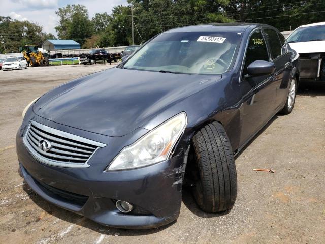 JN1CV6AR3DM752596 - 2013 INFINITI G37 CHARCOAL photo 2