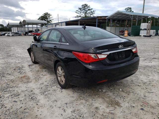 5NPEB4AC2BH209651 - 2011 HYUNDAI SONATA BLACK photo 3