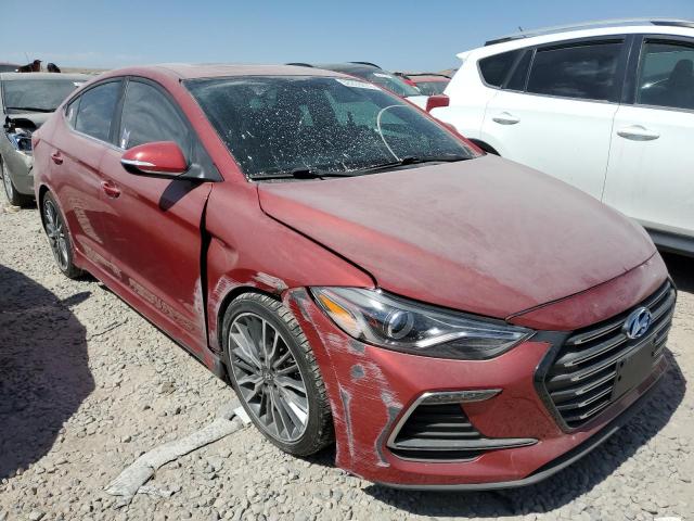 KMHD04LBXJU451917 - 2018 HYUNDAI ELANTRA SP RED photo 1