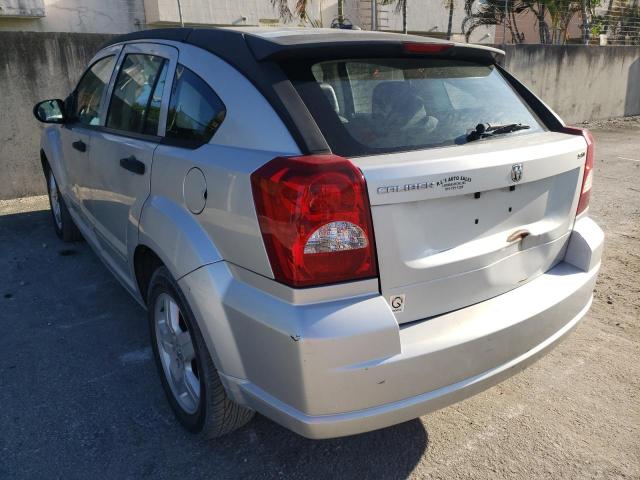 1B3HB48B38D649808 - 2008 DODGE CALIBER SX SILVER photo 3