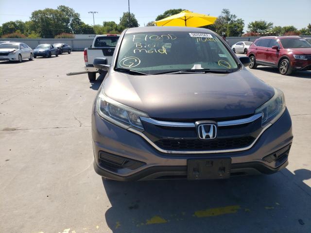 3CZRM3H32FG716442 - 2015 HONDA CR-V LX GRAY photo 9