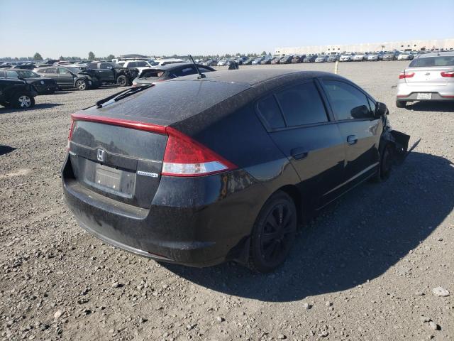 JHMZE2H56AS009942 - 2010 HONDA INSIGHT LX BLACK photo 4