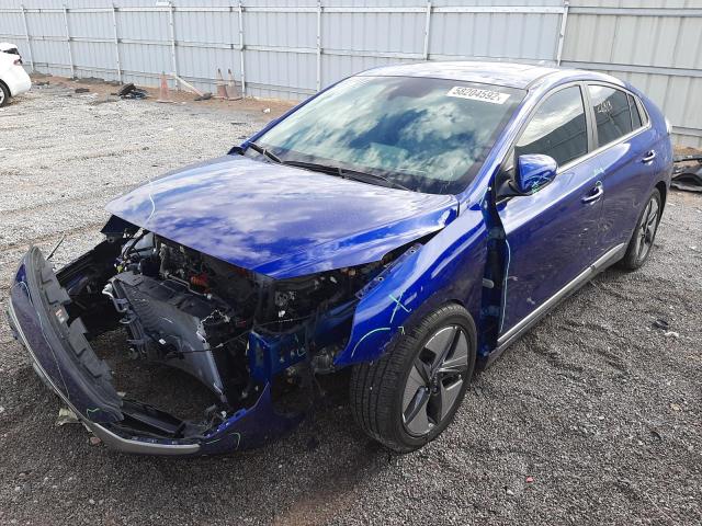 KMHC85LC8NU269738 - 2022 HYUNDAI IONIQ SEL BLUE photo 2