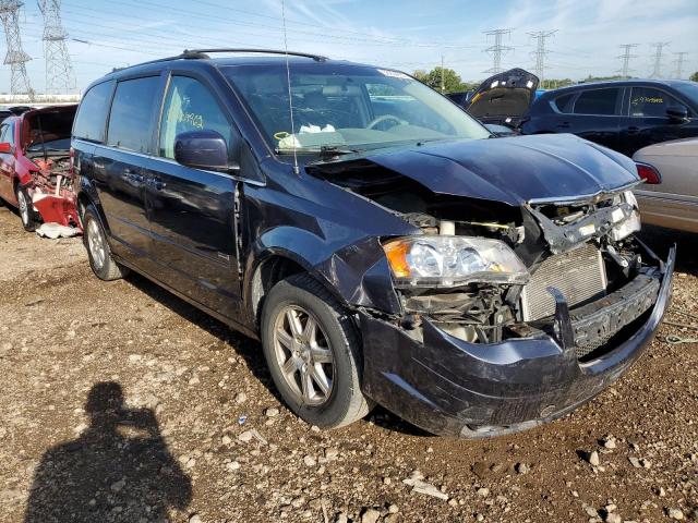 2A8HR54P58R767768 - 2008 CHRYSLER TOWN & COU BLACK photo 1