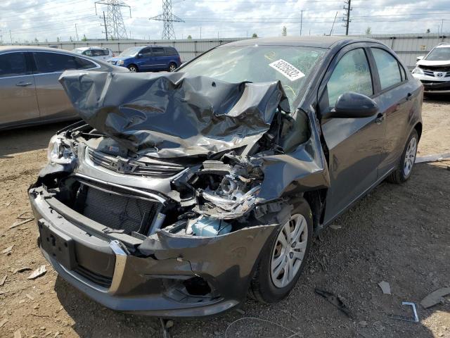 1G1JB5SHXH4176565 - 2017 CHEVROLET SONIC LS GRAY photo 2