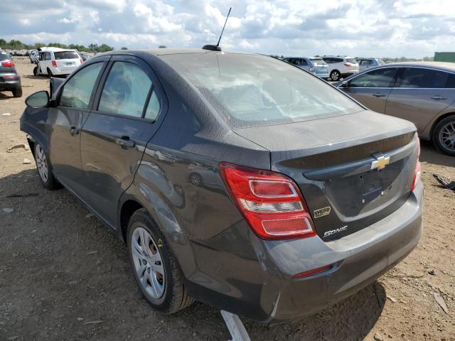 1G1JB5SHXH4176565 - 2017 CHEVROLET SONIC LS GRAY photo 3
