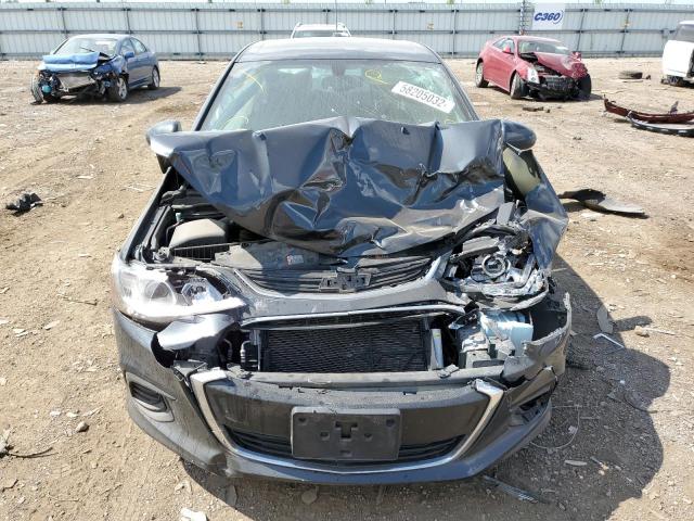 1G1JB5SHXH4176565 - 2017 CHEVROLET SONIC LS GRAY photo 9