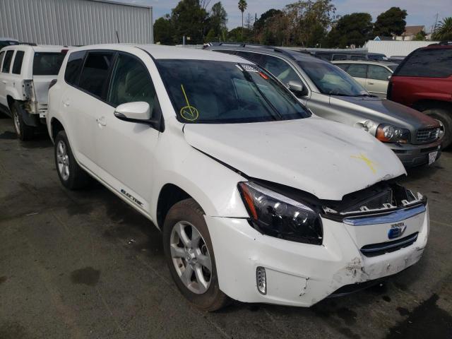 2T3YL4DV8EW002783 - 2014 TOYOTA RAV4 EV WHITE photo 1