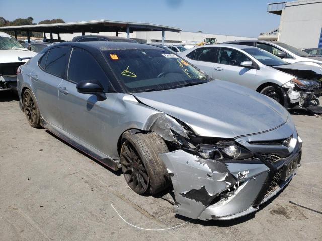 4T1NZ1AK1LU041652 - 2020 TOYOTA CAMRY TRD SILVER photo 1