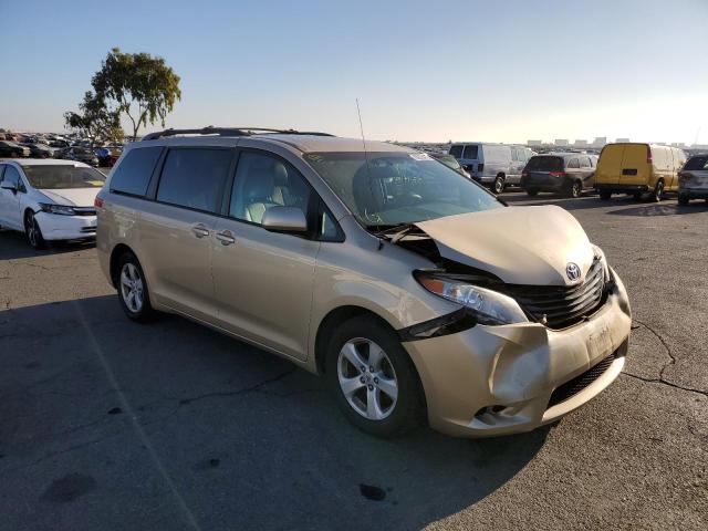 5TDKK3DC3CS204558 - 2012 TOYOTA SIENNA LE GOLD photo 1