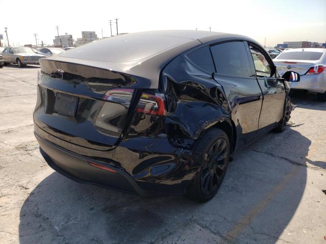 5YJYGDEE8MF206524 - 2021 TESLA MODEL Y أسود صورة 4