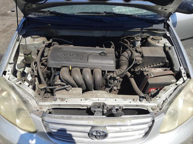 1NXBR32E84Z272671 - 2004 TOYOTA COROLLA S SILVER photo 7