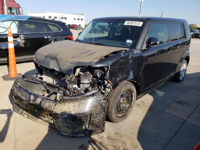 JTLZE4FE7A1112555 - 2010 TOYOTA SCION XB BLACK photo 2