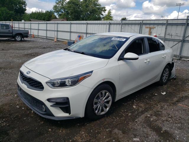 3KPF24AD1KE129307 - 2019 KIA FORTE FE WHITE photo 2