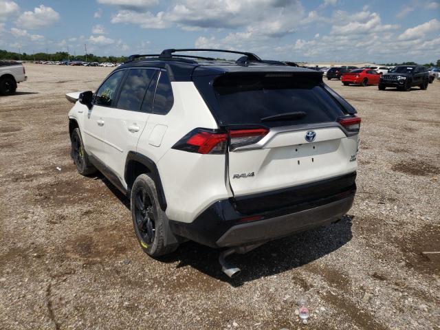 4T3E6RFV1MU046045 - 2021 TOYOTA RAV4 XSE WHITE photo 3