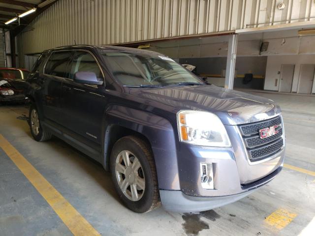 2GKALMEK2E6333378 - 2014 GMC TERRAIN SL BLUE photo 1