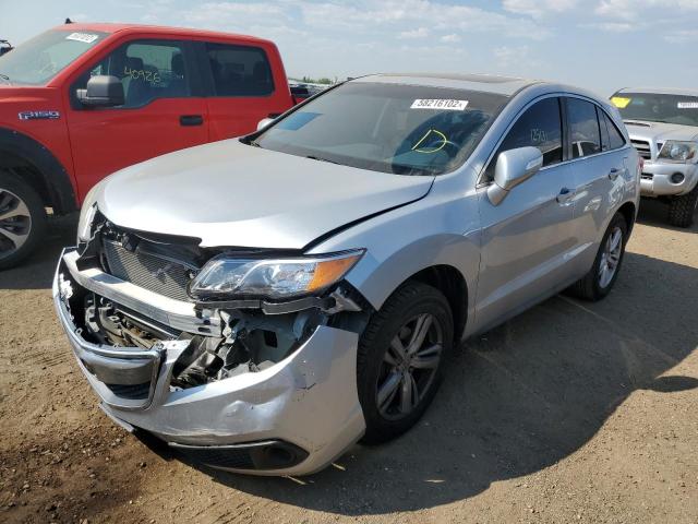 5J8TB4H38FL029428 - 2015 ACURA RDX SILVER photo 2