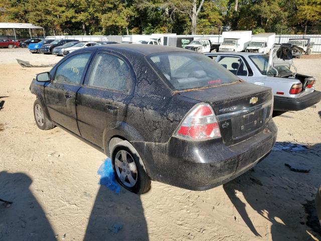 KL1TD5DE0BB193236 - 2011 CHEVROLET AVEO LS BLACK photo 3