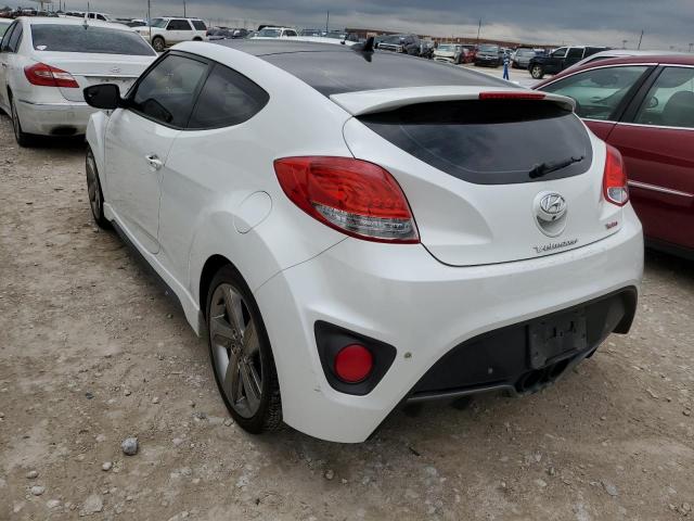 KMHTC6AE9EU206947 - 2014 HYUNDAI VELOSTER T WHITE photo 3