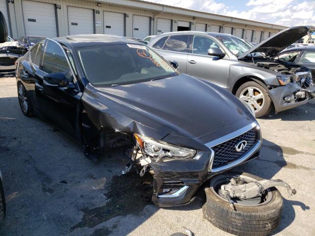 JN1EV7AP4JM362079 - 2018 INFINITI Q50 LUXE BLACK photo 1