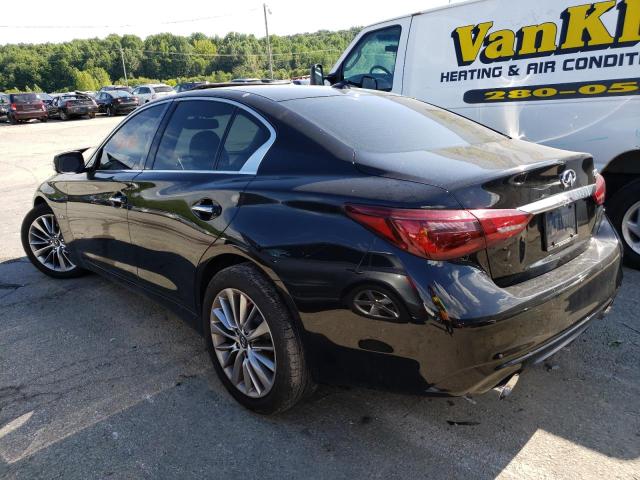 JN1EV7AP4JM362079 - 2018 INFINITI Q50 LUXE BLACK photo 3