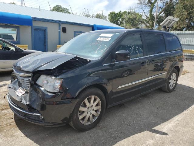 2C4RC1BG0DR711403 - 2013 CHRYSLER TOWN & COU BLACK photo 2