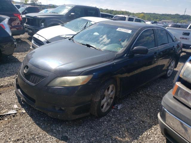 4T1BE46K47U052207 - 2007 TOYOTA CAMRY CE BLACK photo 2