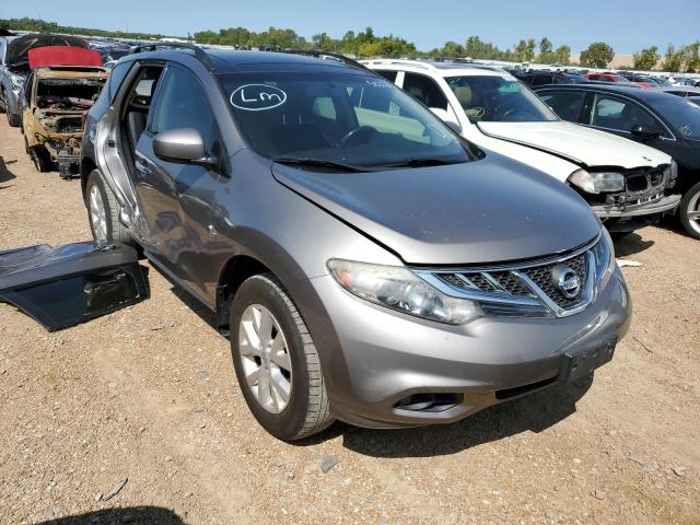 JN8AZ1MU7CW121367 - 2012 NISSAN MURANO S SILVER photo 1