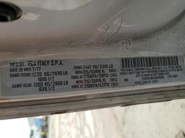 ZFBERFAB3H6H16081 - 2017 RAM PROMASTER 双色 照片 10