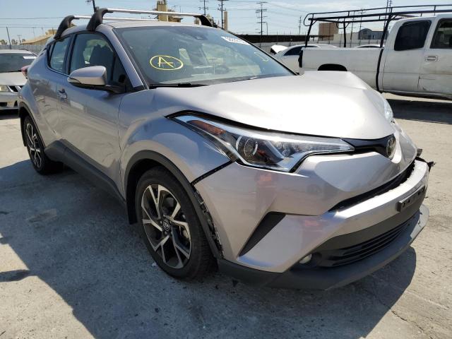 JTNKHMBX2K1061703 - 2019 TOYOTA C-HR XLE SILVER photo 1