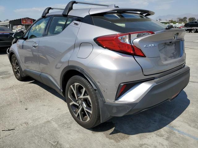 JTNKHMBX2K1061703 - 2019 TOYOTA C-HR XLE SILVER photo 3