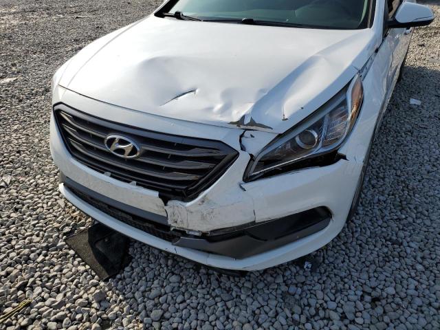 5NPE34AF6GH285470 - 2016 HYUNDAI SONATA SPO WHITE photo 9