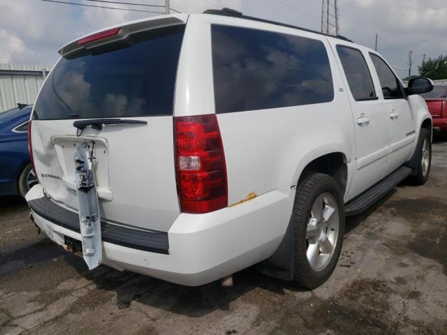 1GNFK163X7J166839 - 2007 CHEVROLET SUBURBAN K WHITE photo 4