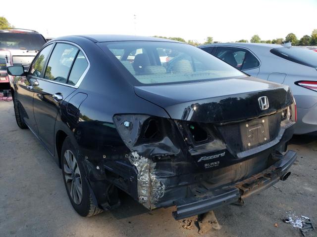 1HGCR2F35FA008454 - 2015 HONDA ACCORD LX BLACK photo 3