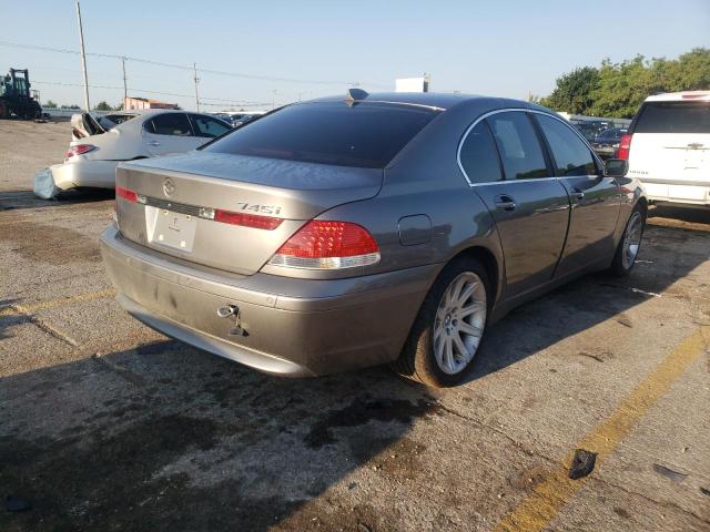 WBAGL63453DP68218 - 2003 BMW 745 I GRAY photo 4