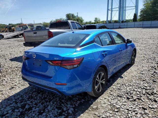 3N1AB8CV0LY306214 - 2020 NISSAN SENTRA SV BLUE photo 4