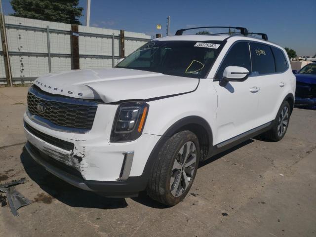 5XYP34HC8MG151731 - 2021 KIA TELLURIDE WHITE photo 2