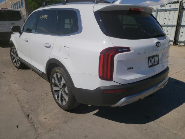 5XYP34HC8MG151731 - 2021 KIA TELLURIDE WHITE photo 3