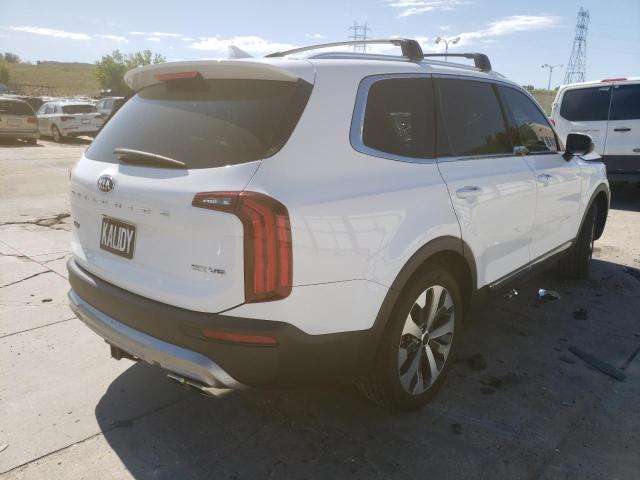 5XYP34HC8MG151731 - 2021 KIA TELLURIDE WHITE photo 4