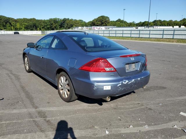 1HGCM82647A007301 - 2007 HONDA ACCORD EX GRAY photo 3