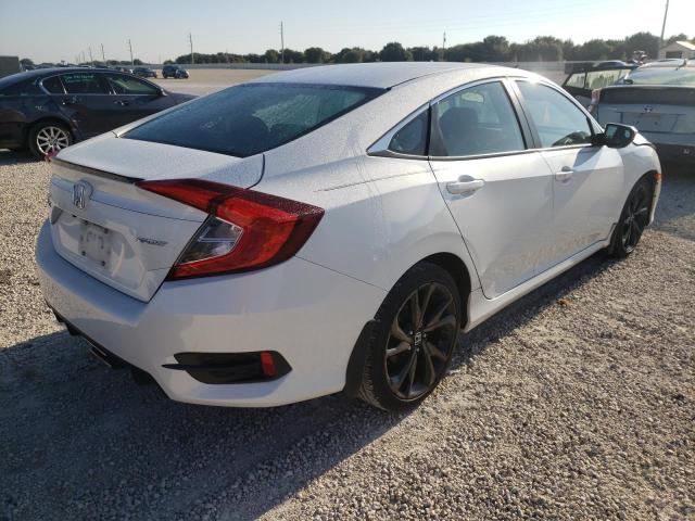 19XFC2F8XKE019370 - 2019 HONDA CIVIC SPOR WHITE photo 4
