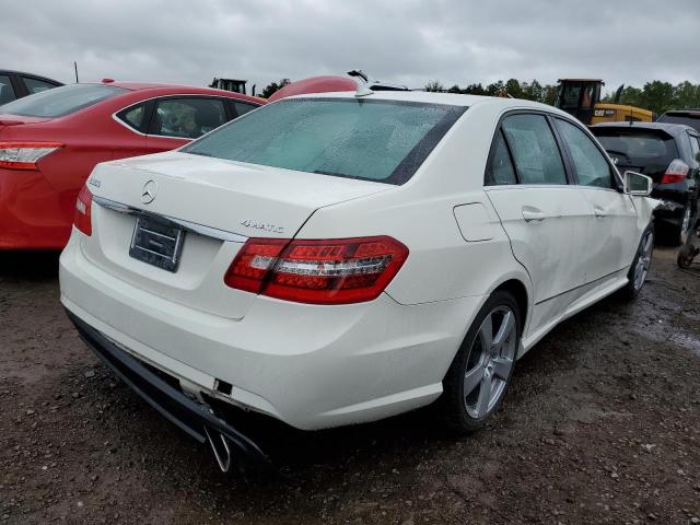 WDDHF8HB0AA165506 - 2010 MERCEDES-BENZ E 350 4MAT WHITE photo 4