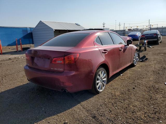 JTHCK262862007687 - 2006 LEXUS IS 250 BURGUNDY photo 4