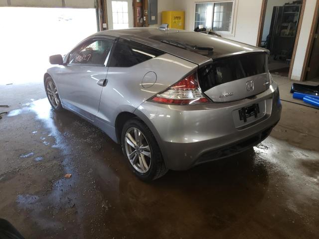 JHMZF1D43BS010360 - 2011 HONDA CR-Z SILVER photo 3