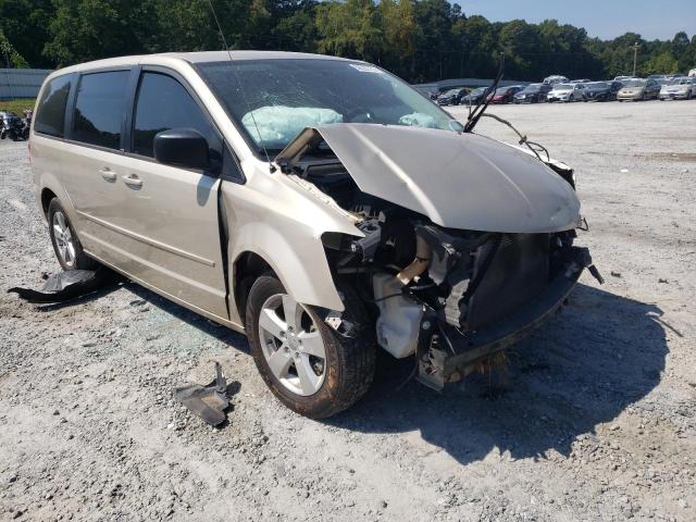 2C4RDGBG0DR694814 - 2013 DODGE GRAND CARA TAN photo 1