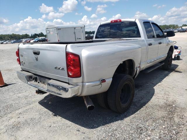 3D7MX48A88G167902 - 2008 DODGE RAM 3500 S SILVER photo 4