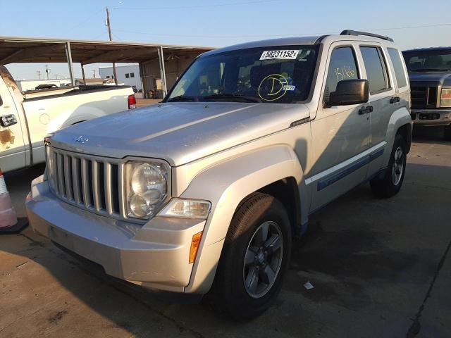 1J8GP28K19W503762 - 2009 JEEP LIBERTY SP SILVER photo 2