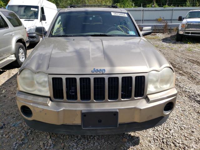 1J4GR48K55C687798 - 2005 JEEP GRAND CHER TAN photo 9