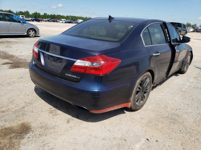 KMHGC4DF5CU171878 - 2012 HYUNDAI GENESIS 4. BLUE photo 4